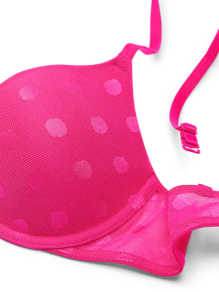 PINK Wear Everywhere Wear Everywhere Lightly Lined T-Shirt Bra, Enchanted Pink, detail, 5 of 5