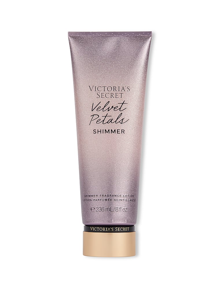 Victoria's Secret, Body Fragrance Shimmer Body Lotion, Velvet Petals, onModelFront, 1 of 3