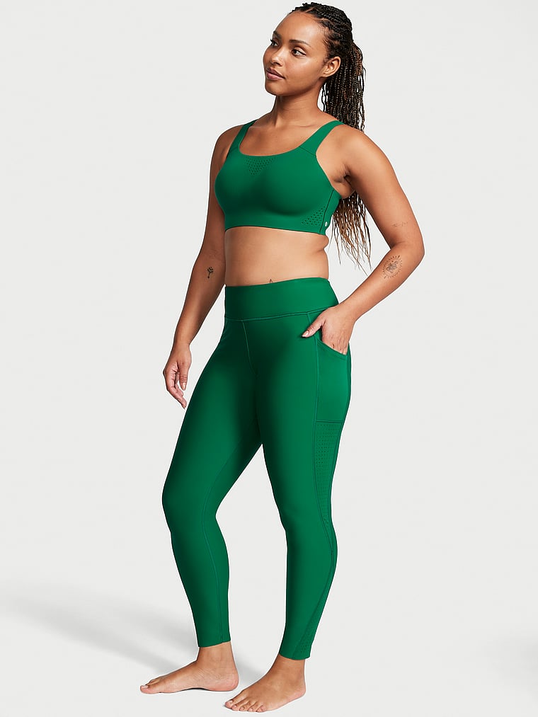 Total Knockout Mid-Rise Perforated Legging