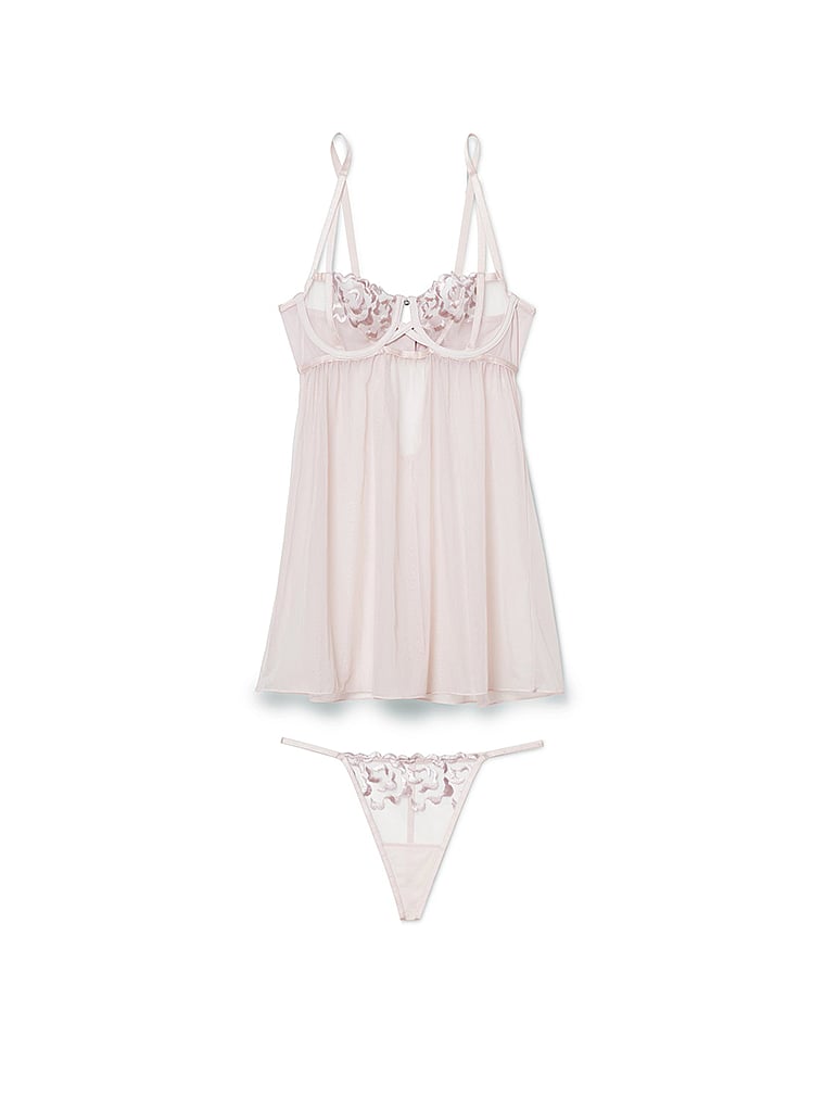 Victoria's Secret, Intimates & Sleepwear, Vs Light Pink Babydoll Lingerie