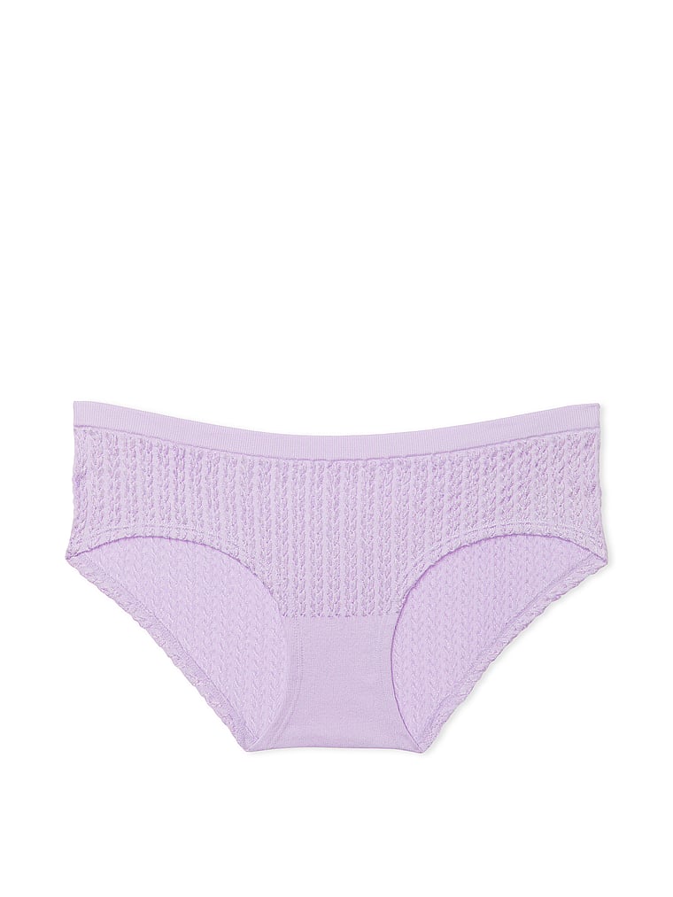 PINK Seamless Hipster Panty, Pastel Lilac, offModelFront, 3 of 4