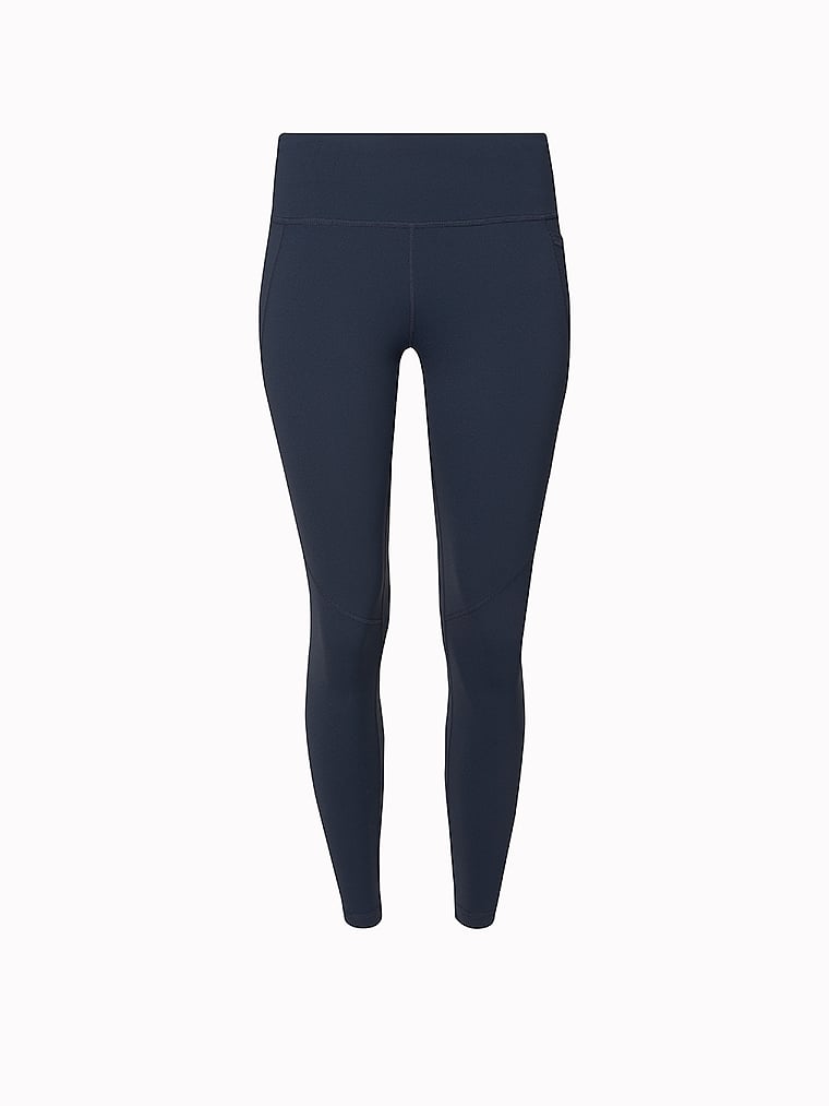 Victoria's Secret, Sweaty Betty Power Workour 7/8 Legging, Navy, offModelFront, 4 of 5