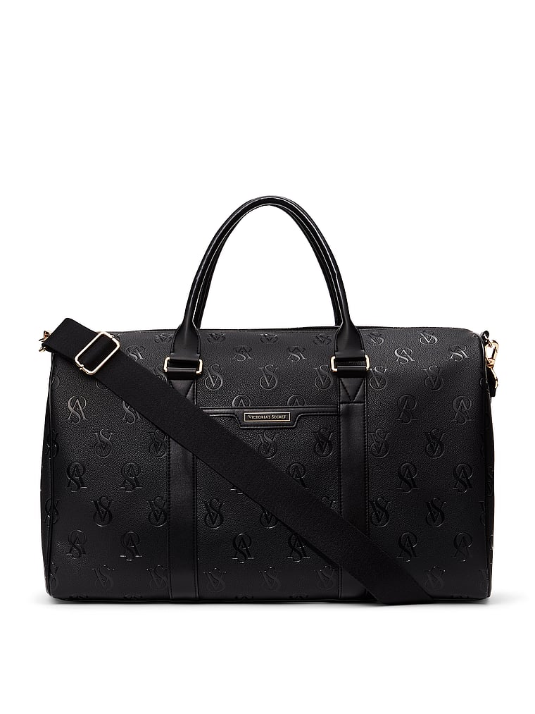 Victoria's Secret VSX Sport Duffle Travel Bag Black - Import It All
