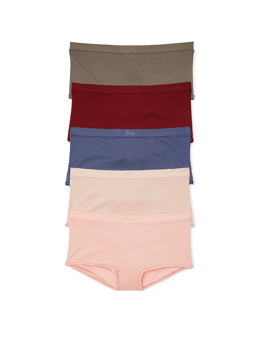 Buy 5-Pack Cotton Tea-Dye Boyshort Panties - Order Panties online