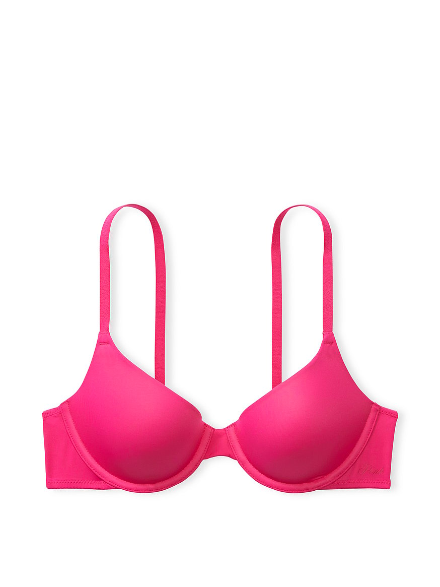Pink Victoria Secret Bra 32C Where Everywhere Lightly Lined Bra￼