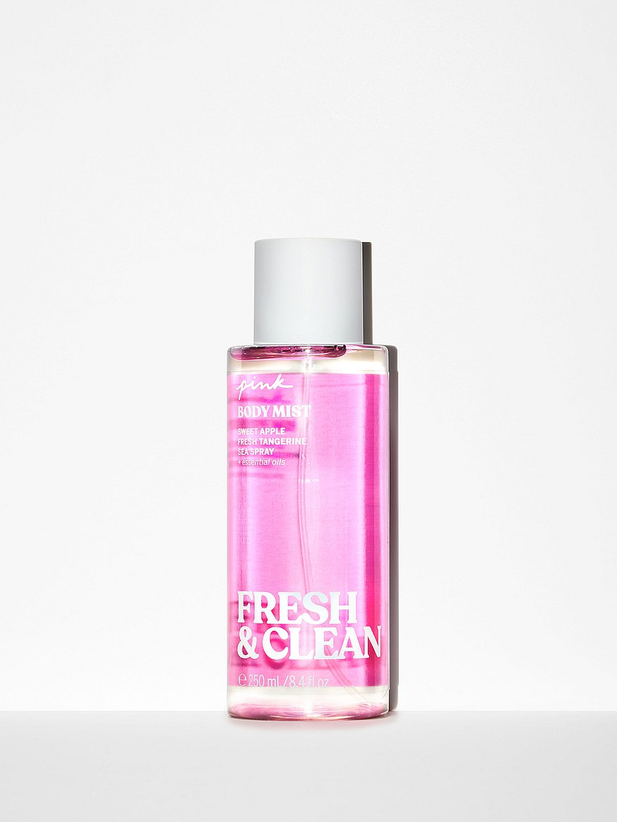 Victoria Secret Pink SUMMER EDITION SCENTED FRESH & CLEAN BODY MIST 8.4 fl  oz : : Beauty & Personal Care