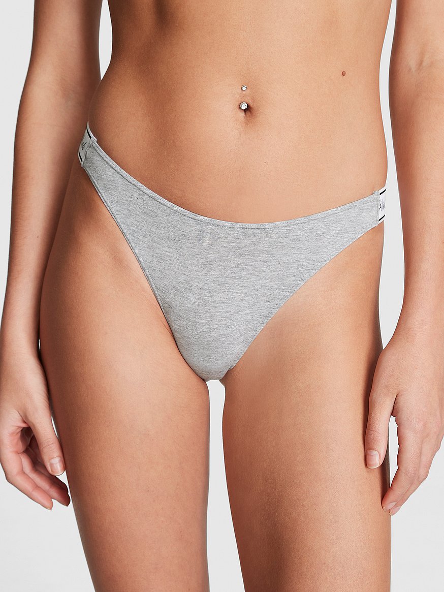 Erotissch Women Pink Self-Design Thongs Briefs Panty (S)