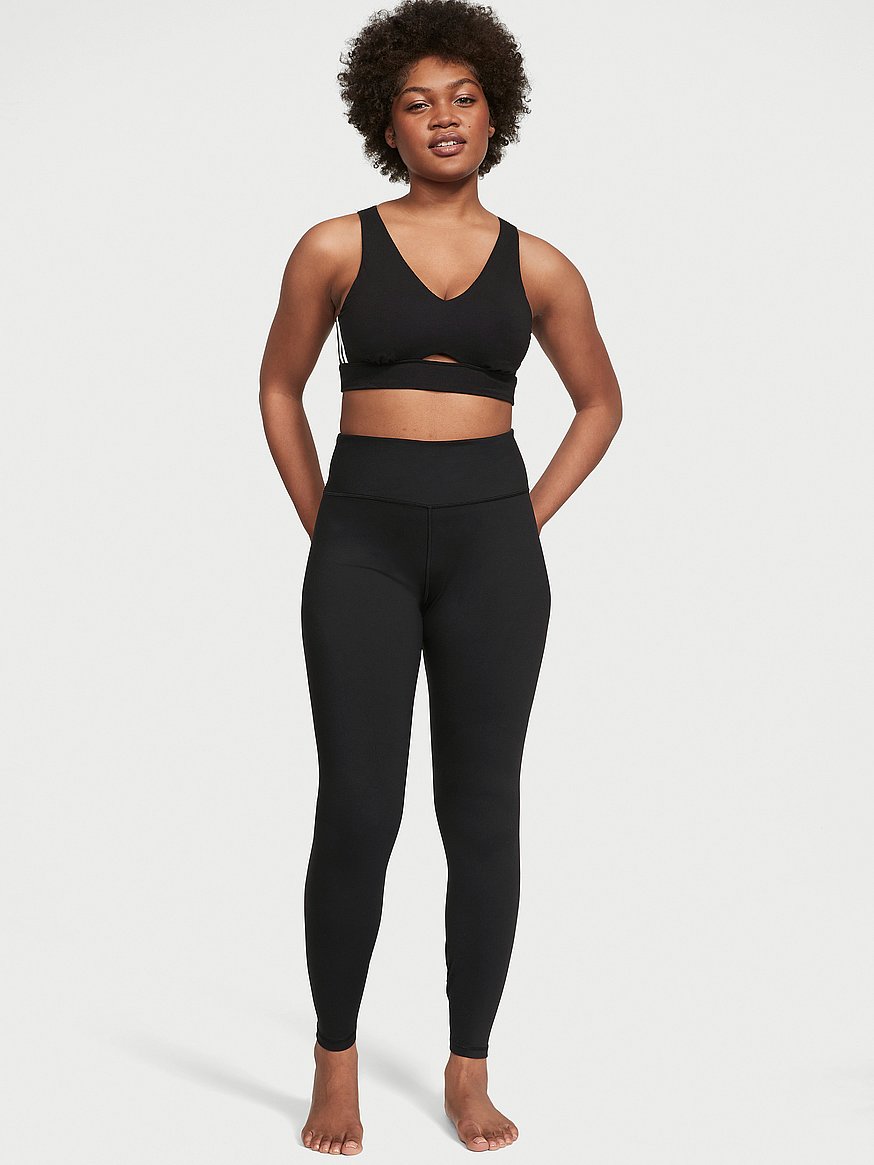 Pink Victoria's Secret Black Yoga Pants- Size S (Inseam 31) – The Saved  Collection