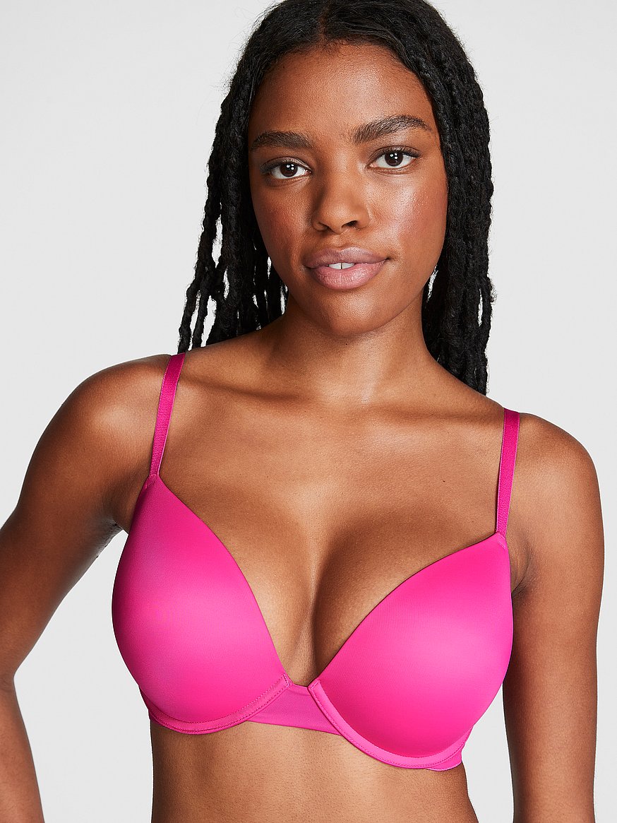 Victoria’s secret pink everywear Super push up bra size 38C Logo Love VS