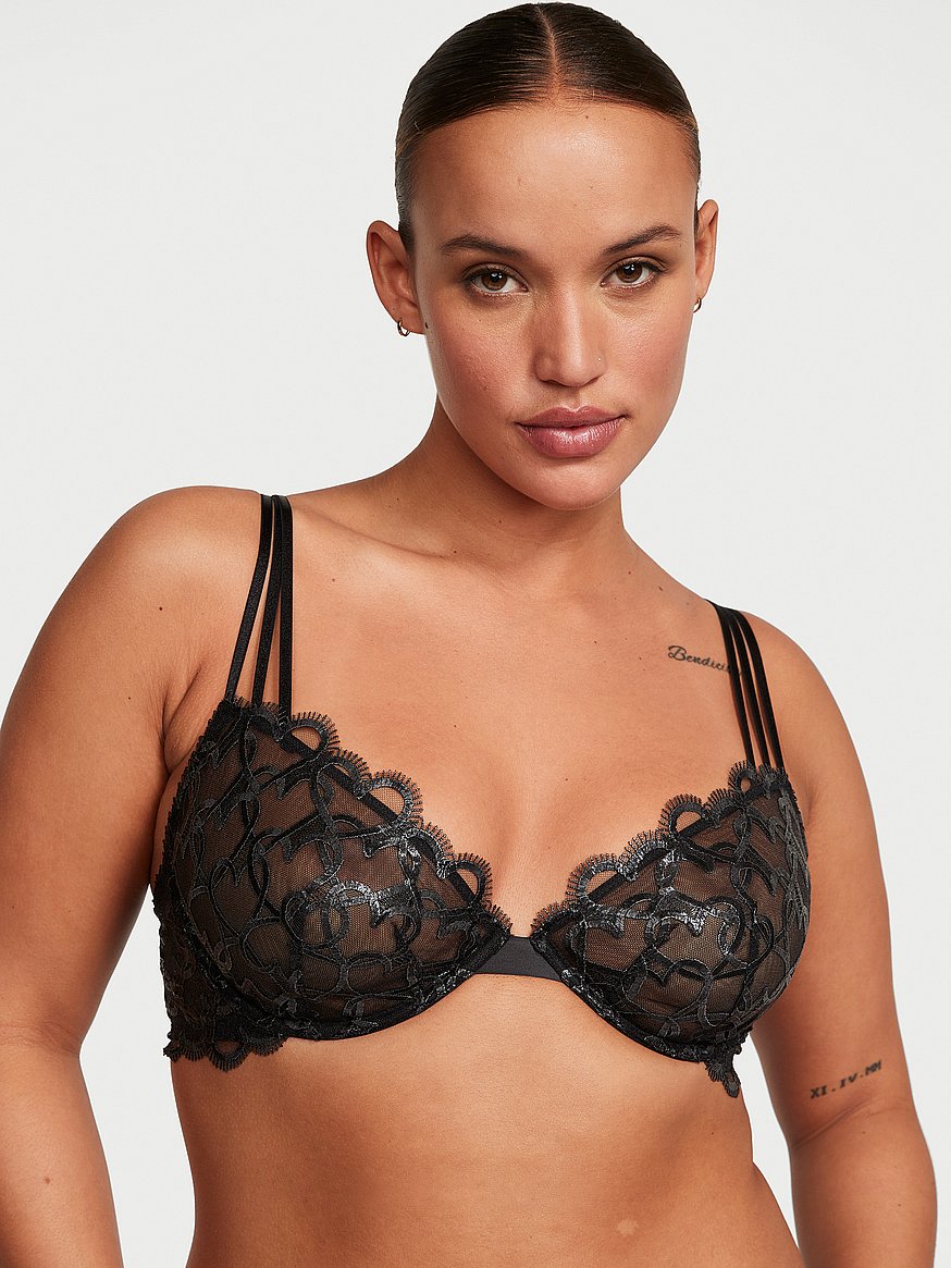 Victorias Secret Very Sexy Strappy Front Unlined Plunge Bra Teal