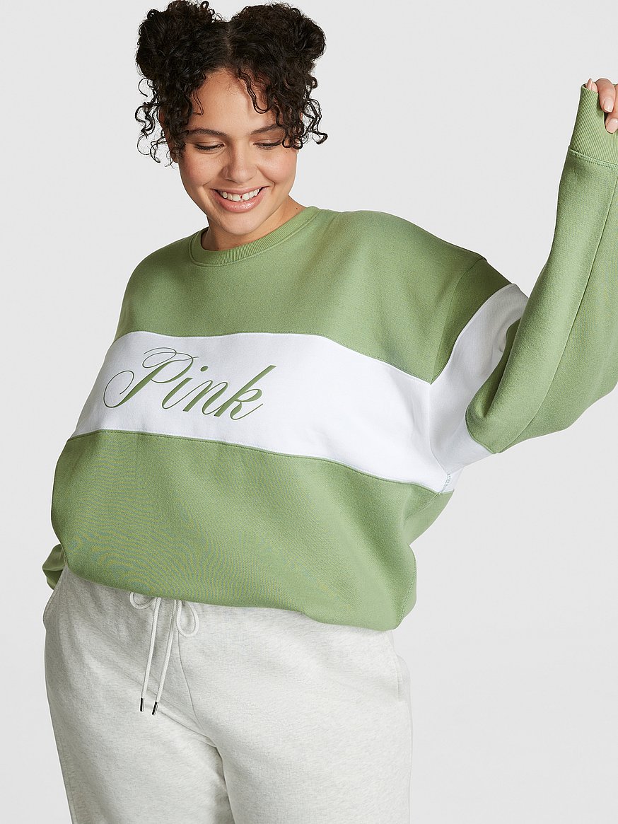 Buy Ivy Fleece Crew Sweatshirt - Order Hoodies & Sweatshirts online  5000009721 - PINK US