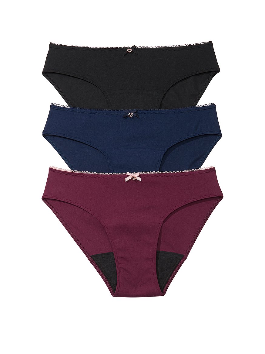 Buy 3-Pack Smooth Period Bikini Panties - Order PACKAGED-PANTY online  5000008675 - Victoria's Secret US