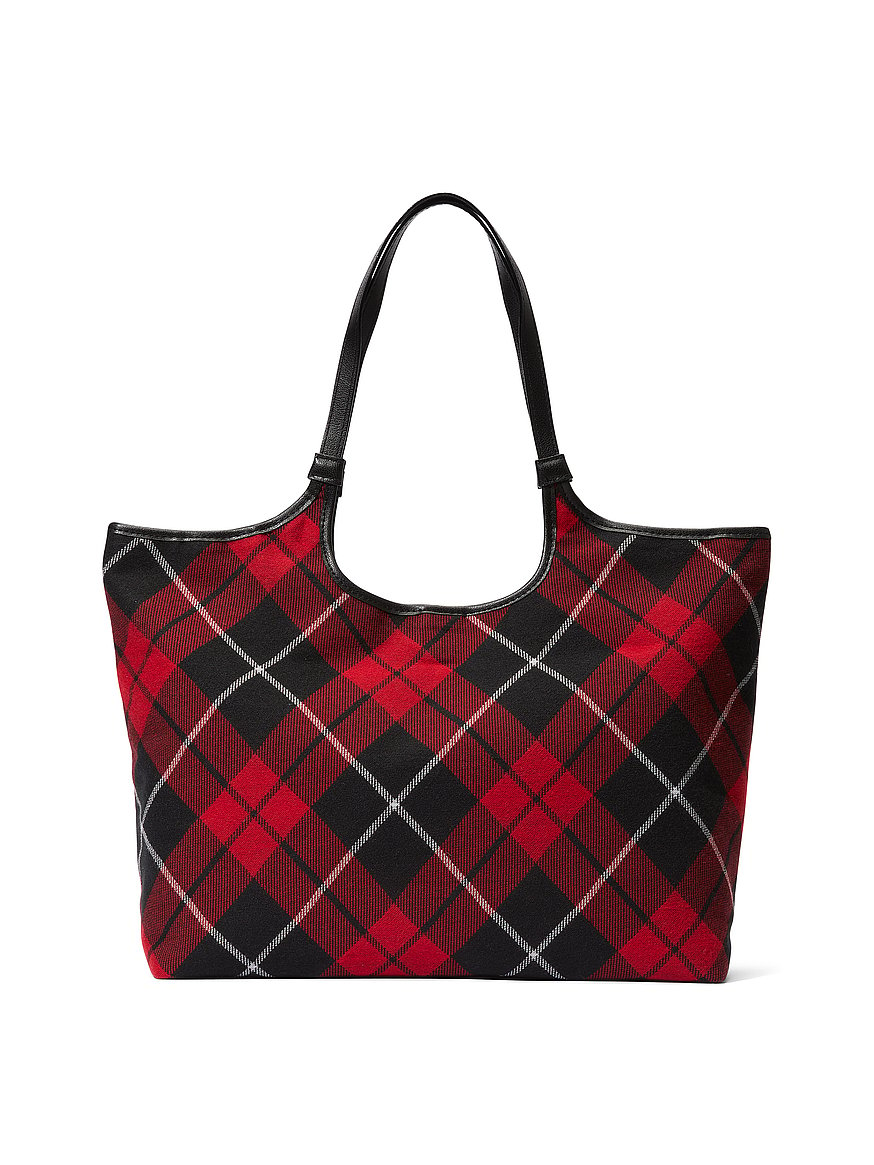 Lost Queen Red Tartan Messenger Bag Womens Emo Goth Handbag Purse BBN731RED  - Fearless Apparel