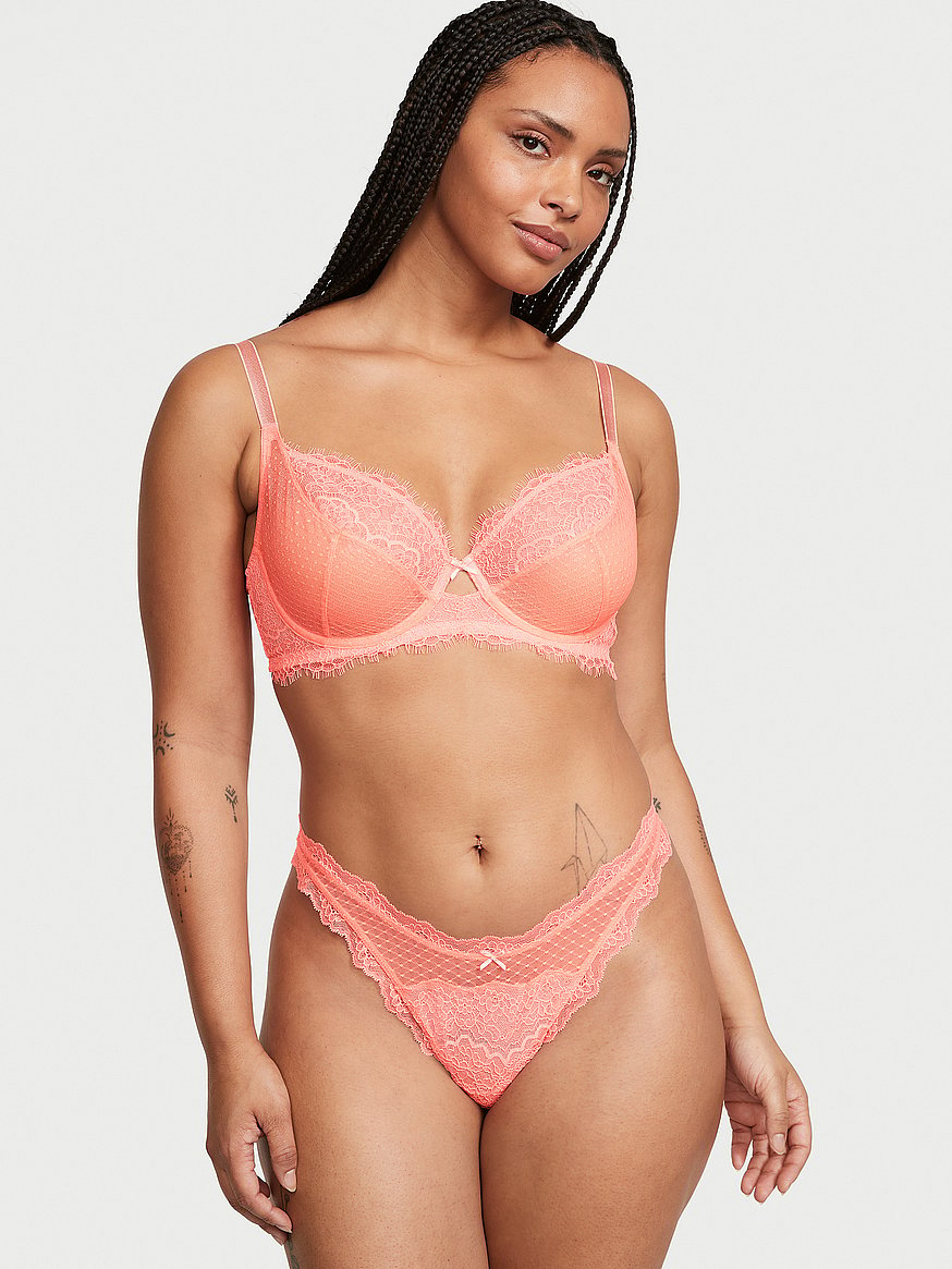 Cup-Sized Lace Bralette - Mesa Rose