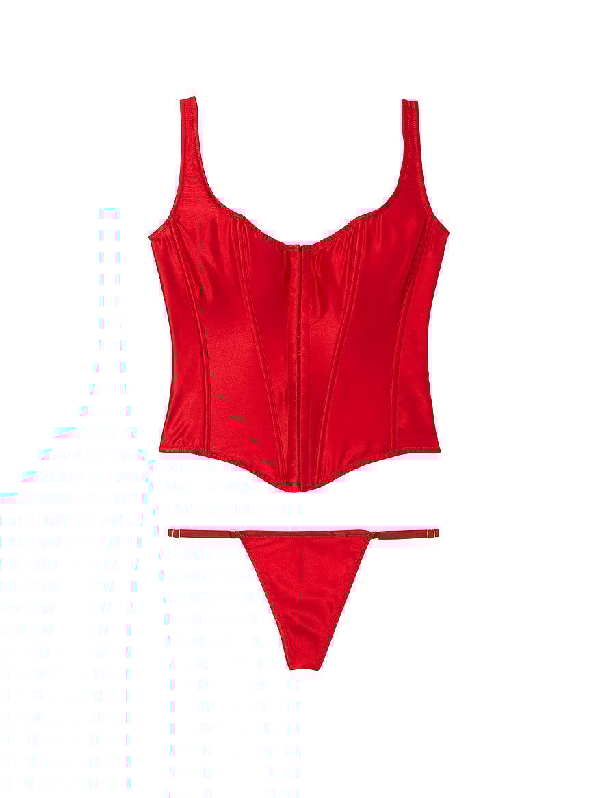 Classic Silk Corset Set