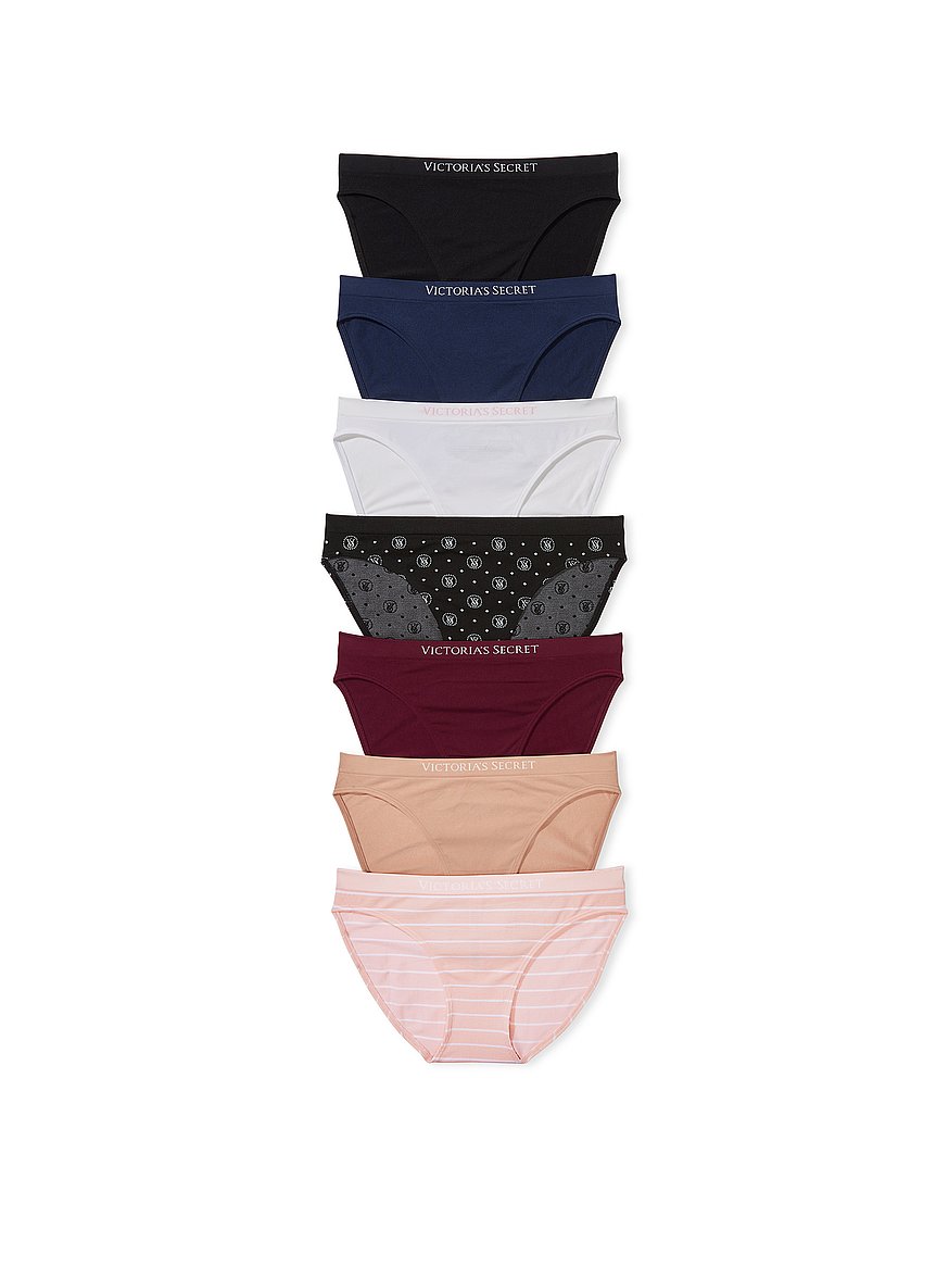 Buy 7-Pack Seamless Bikini Panties - Order PACKAGED-PANTY online
