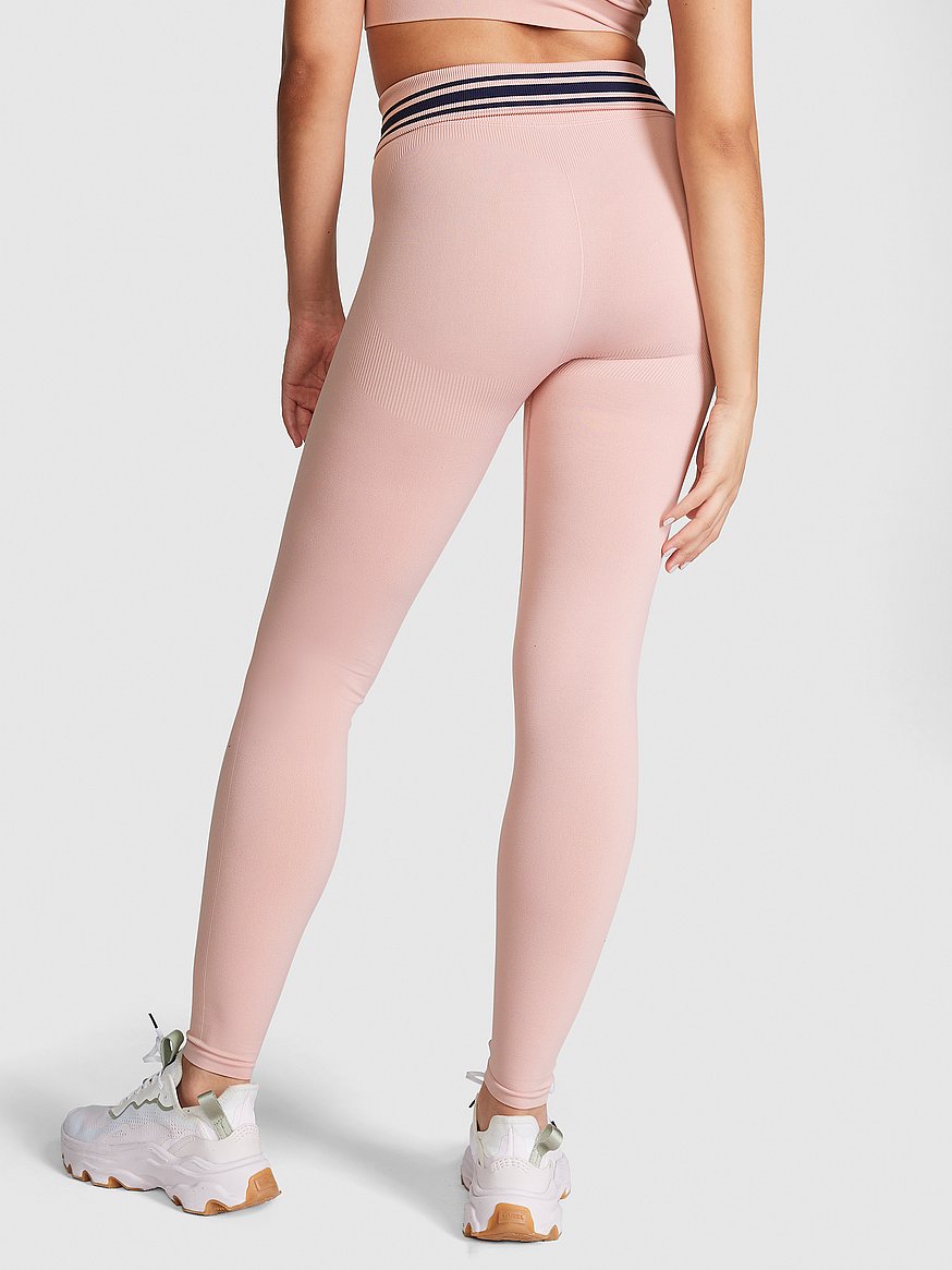 Victoria's Secret Pink Sequin Leggings & Reversible Flip Sequin Tee Set
