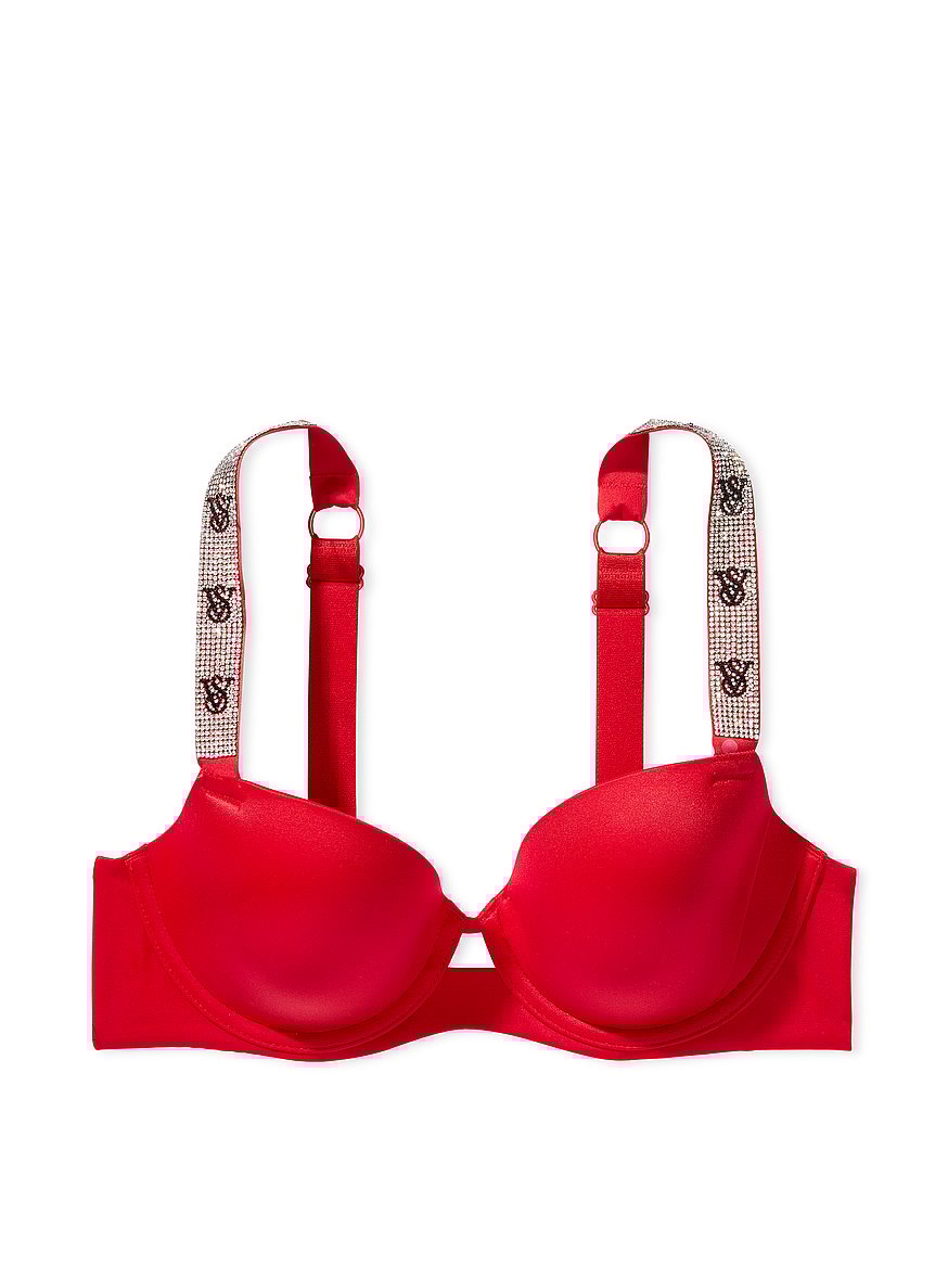 Shine Strap Lightly Lined Demi Bra