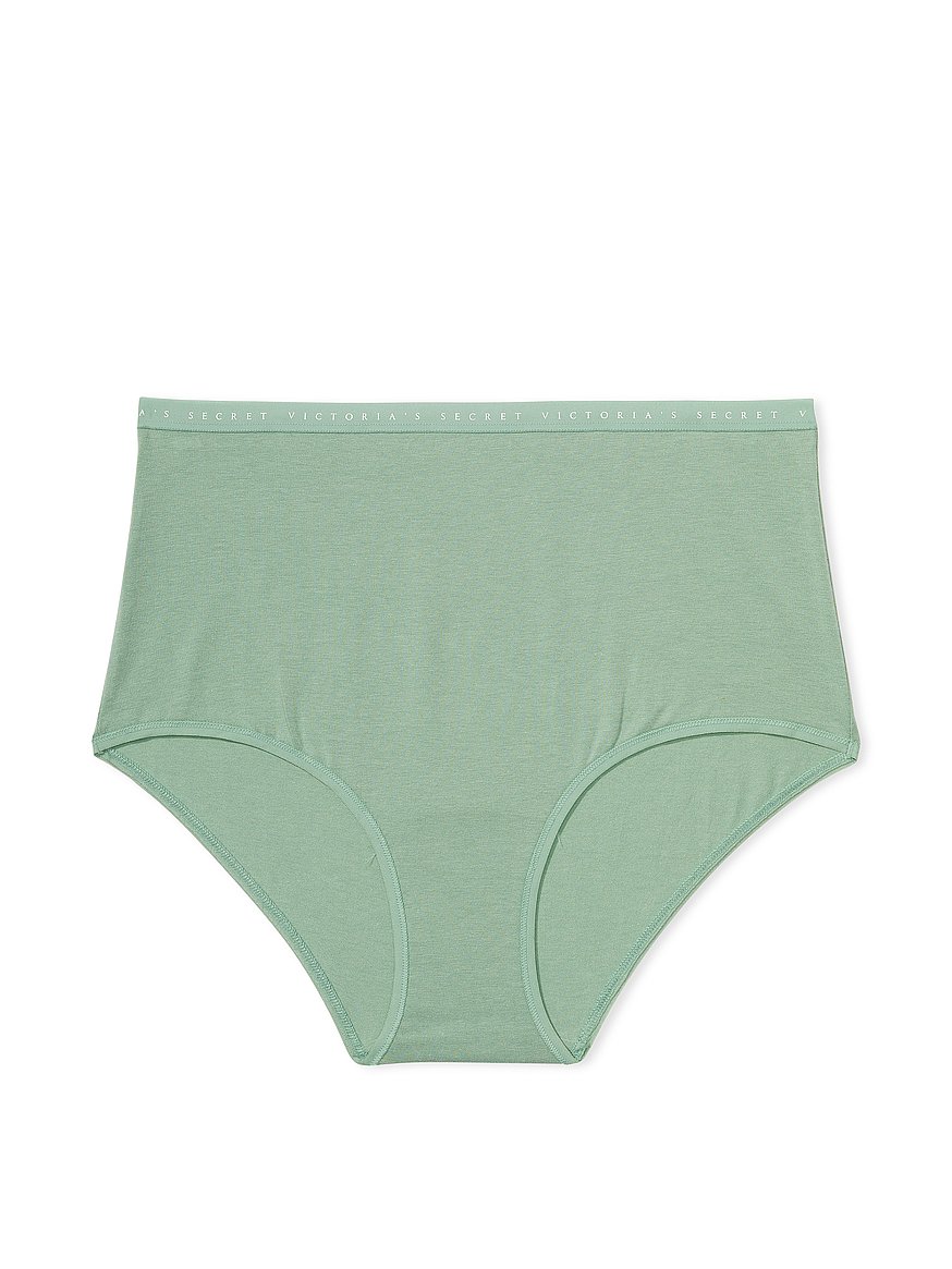 L Green SEAMLESS NO SHOW FULL COVER Victorias Secret HighLeg Waist Brief  Panty
