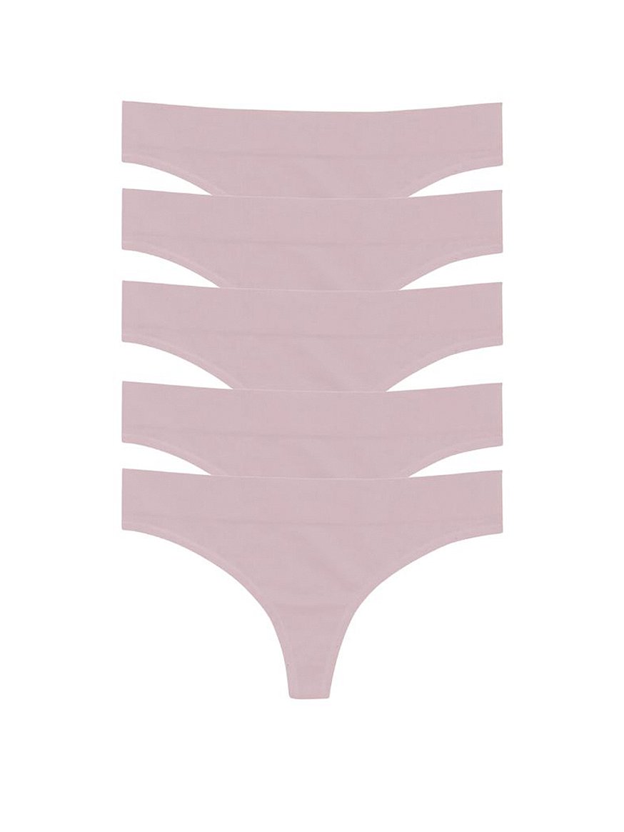 Buy 5-Pack Logo Cotton Thong Panties - Order PACKAGED-PANTY online  5000008071 - Victoria's Secret US