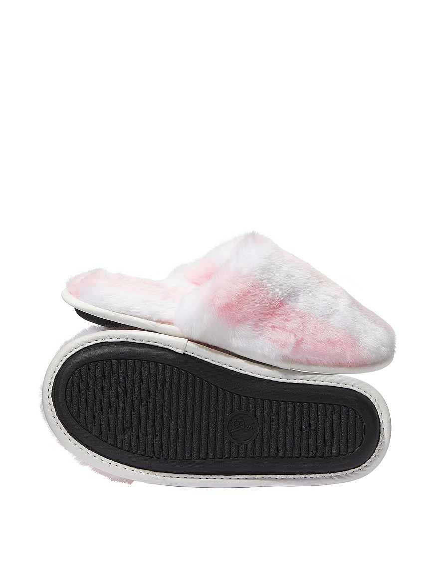 Buy Closed-Toe Faux Fur Slippers - Order Slippers online