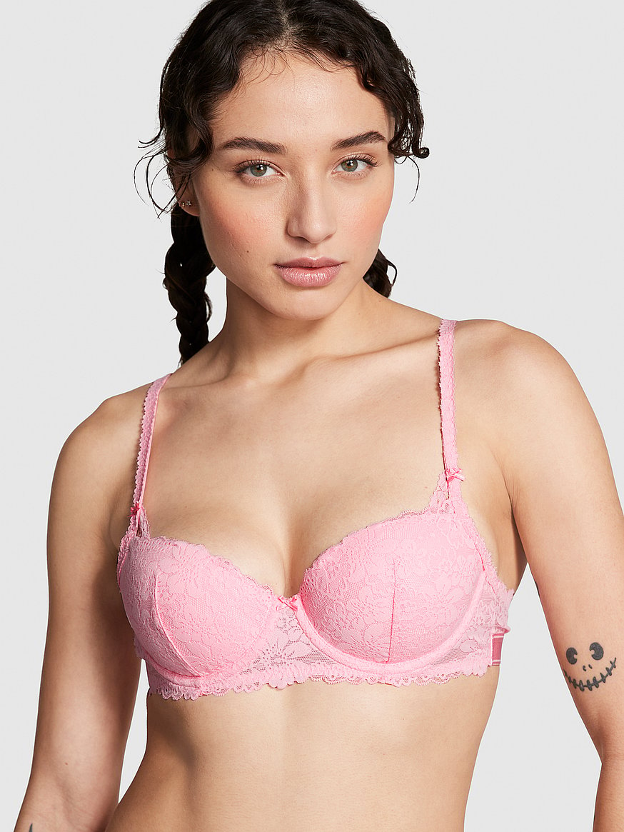 3 Sz 32A Victoria's Secret/PINK bras, bundle  Pink bra, Cute bras, Victoria  secret pink bras