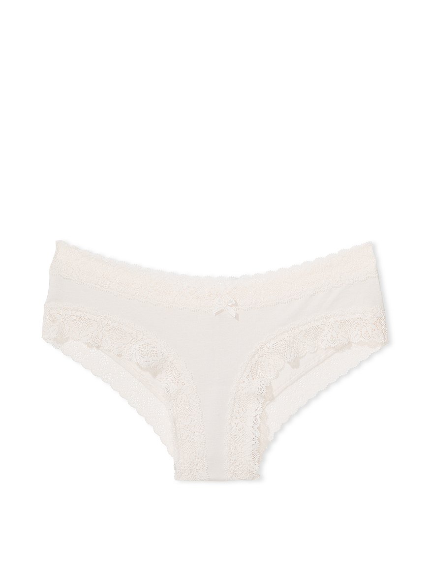 Victoria's Secret Lace Waist Cotton Cheeky Panty - Pink Flora –  HIGHSTREET.CO.ZA