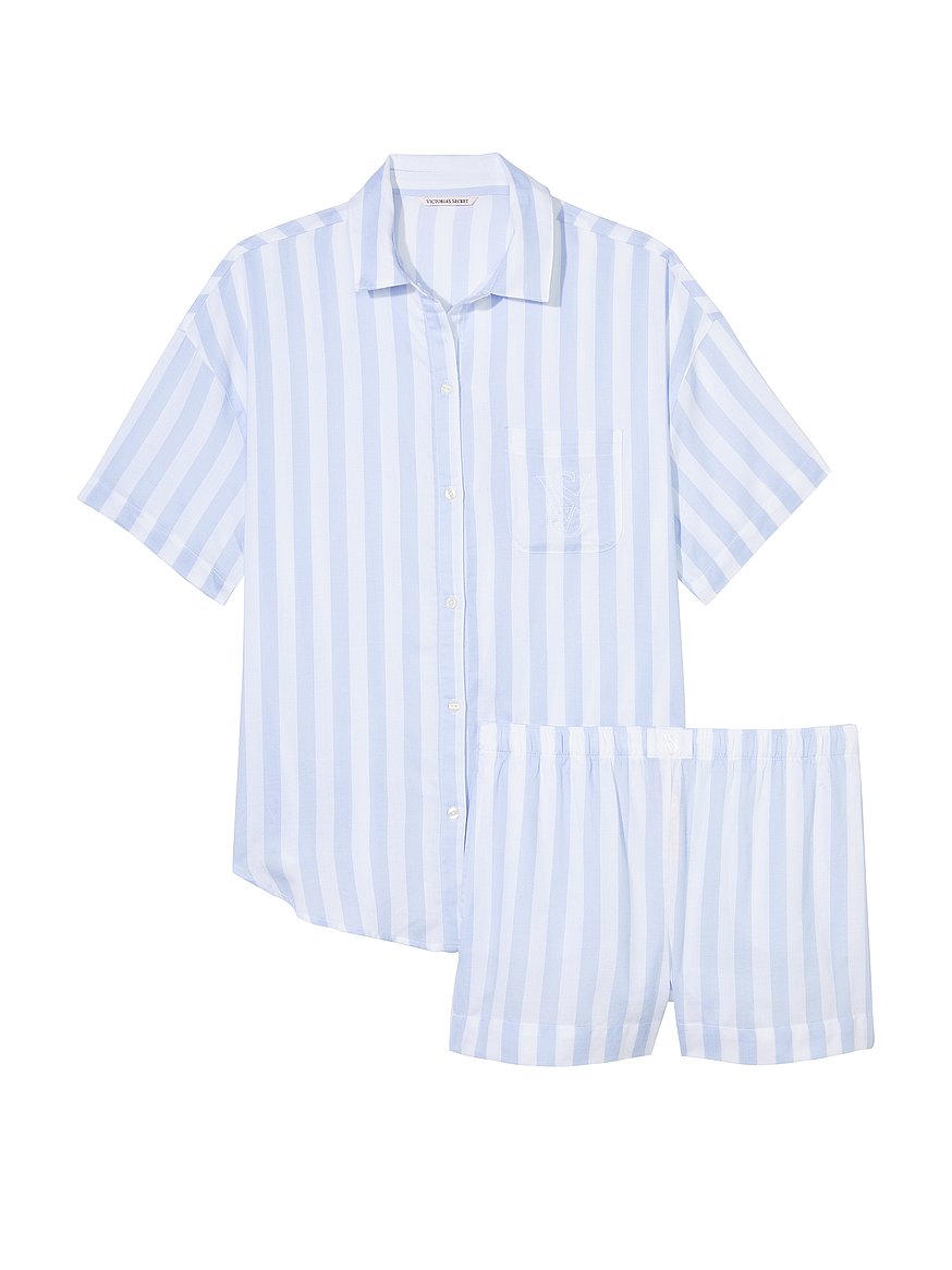 Modal-Cotton Short Pajama Set - Sleep & Lingerie - Victoria's Secret