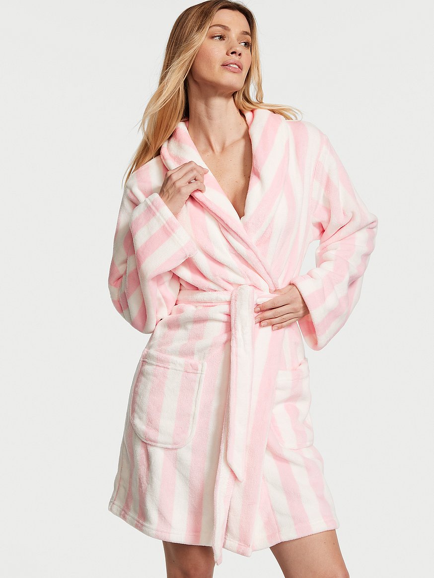 EHP Heart Logo Pink Satin Robe – Brave Gowns