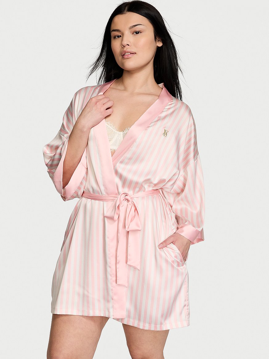 Buy The Tour '23 Iconic Pink Stripe Robe - Order Robes online 1124052900 - Victoria's  Secret US