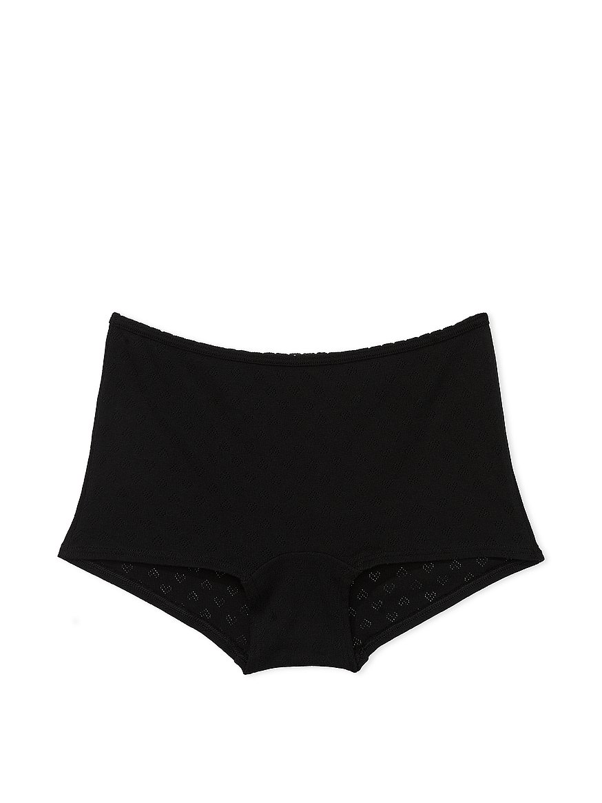 Buy Black Short Cotton and Lace Knickers 4 Pack from Next USA