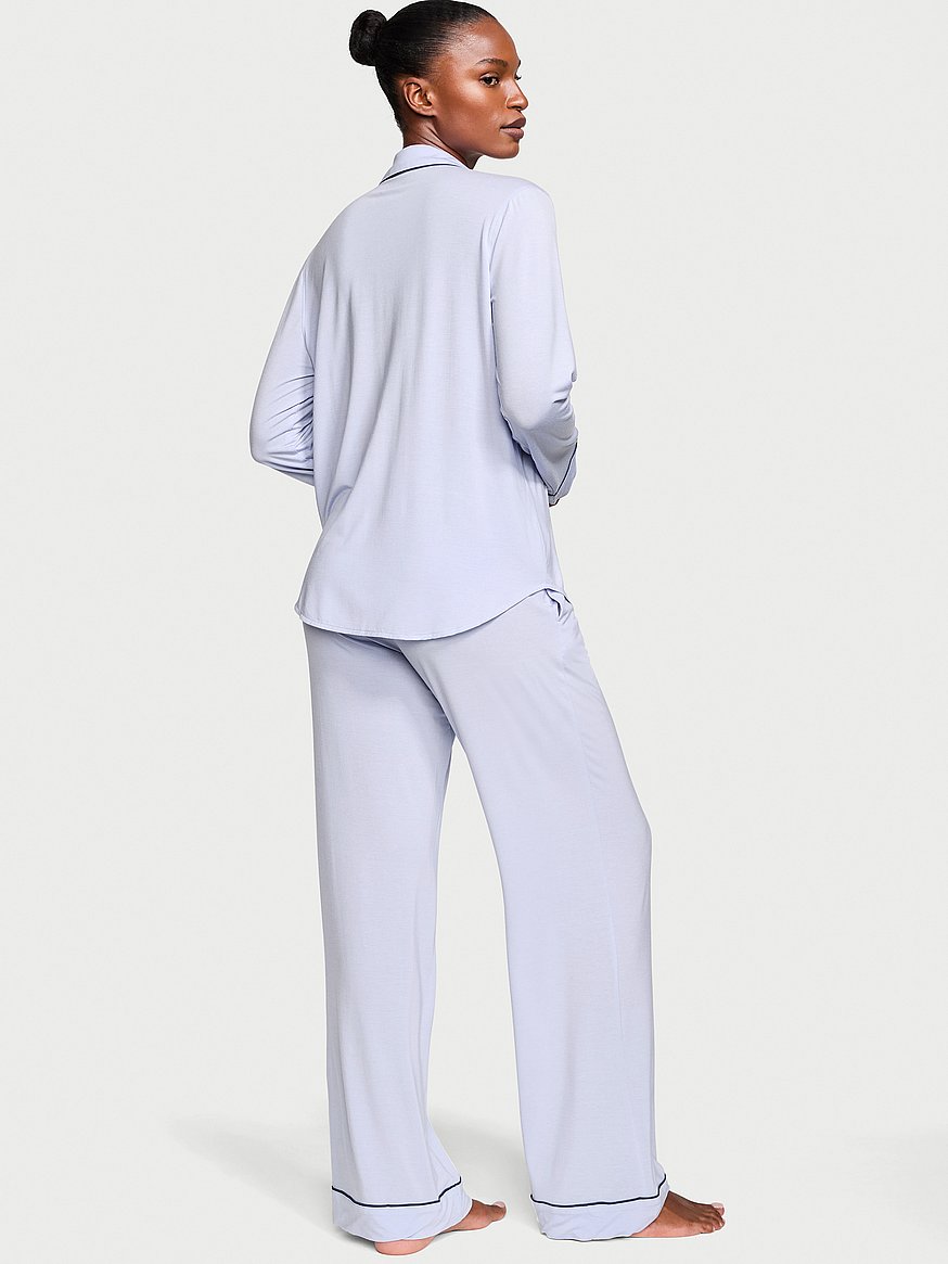 Just Love Women's Thermal Underwear Pajamas Set (Grey, Medium