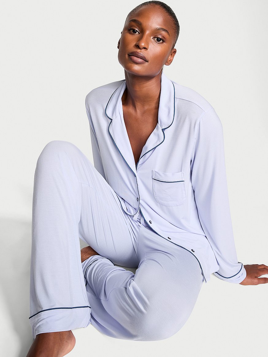 Buy Modal Long Pajama Set - Order Pajamas Sets online 5000007337 -  Victoria's Secret US