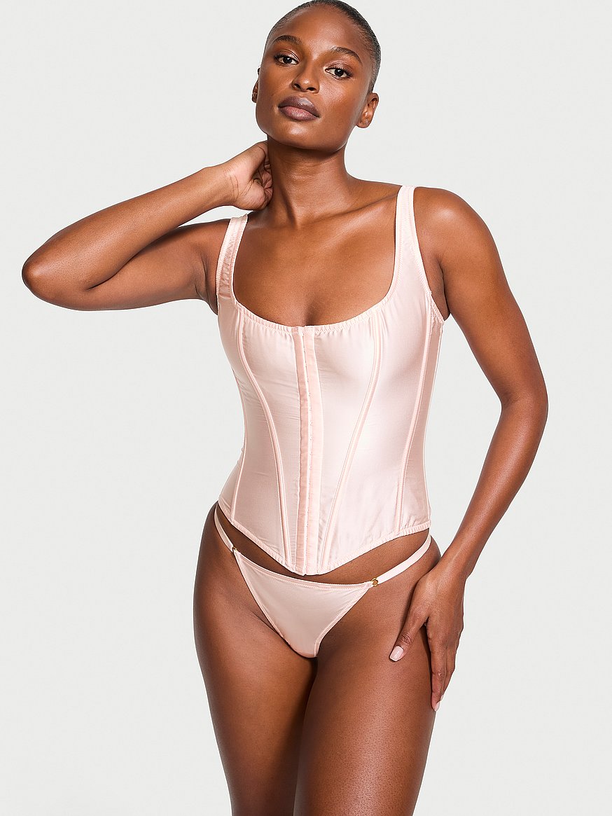 Classic Silk Corset Set