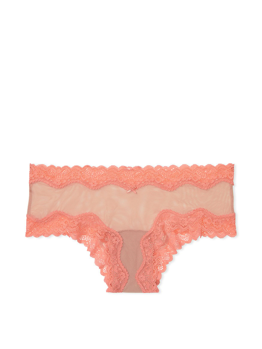 Buy Fun & Flirty Lace-Trim Cheeky Panty - Order Panties online 5000009503 -  Victoria's Secret US