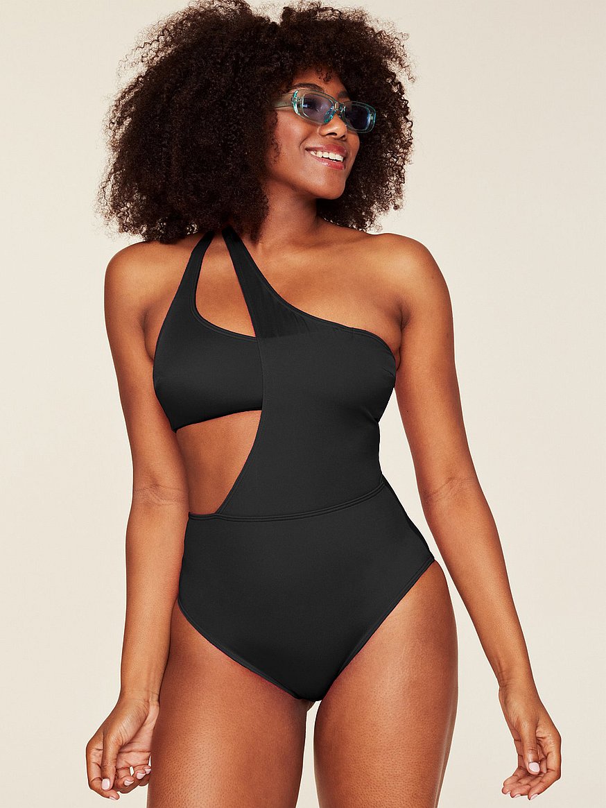 【未使用に近い】値下げ早い者勝ち♡THERED♡othello swimwear Buy Alaine Swim One Piece, Jet Black - Order One-Piece online
