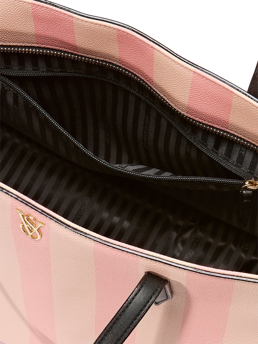 victoria secret pink iconic stripe tote bag, SAVE 86% - www ...