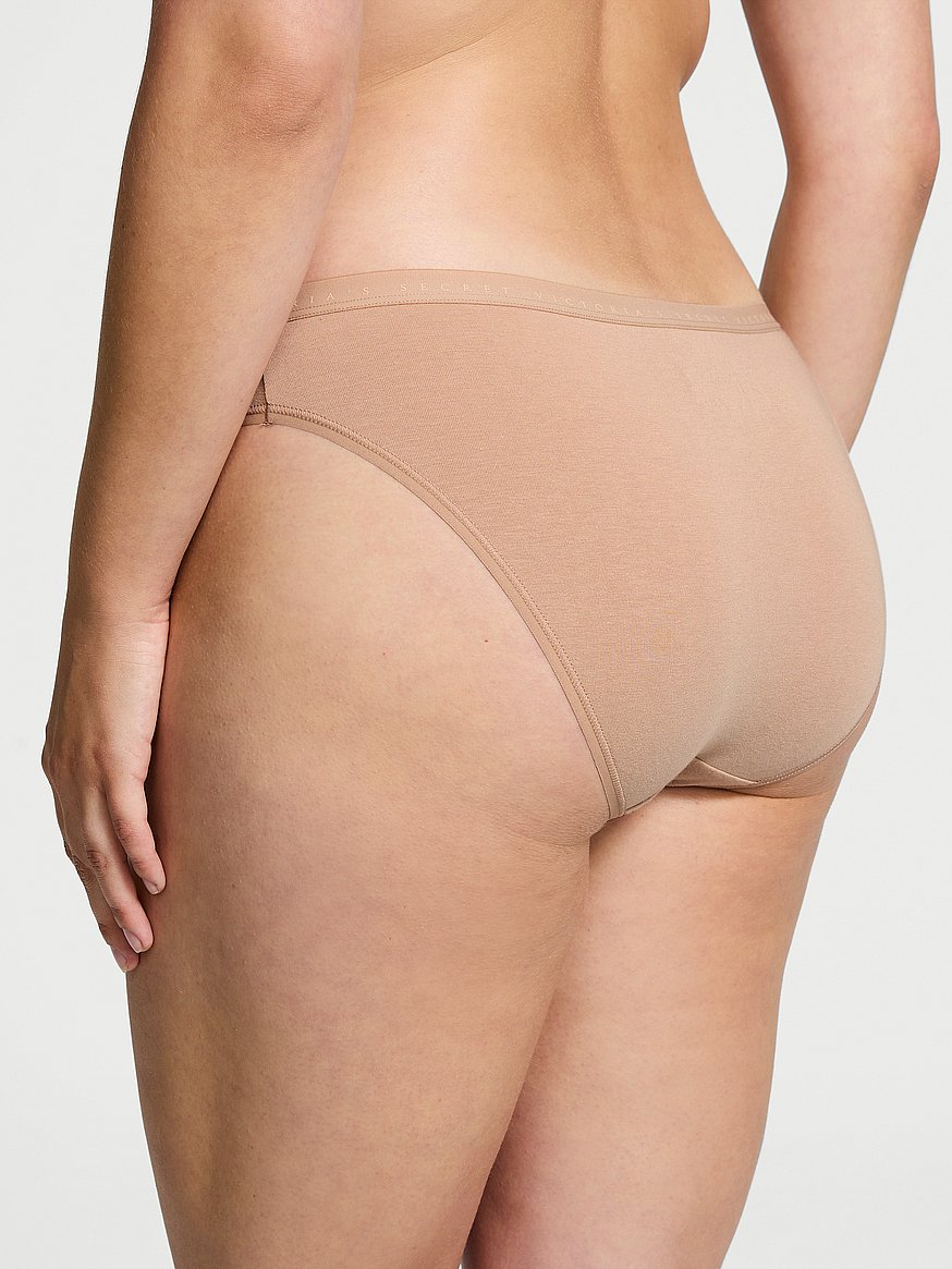 Stretch Cotton Bikini Panty.