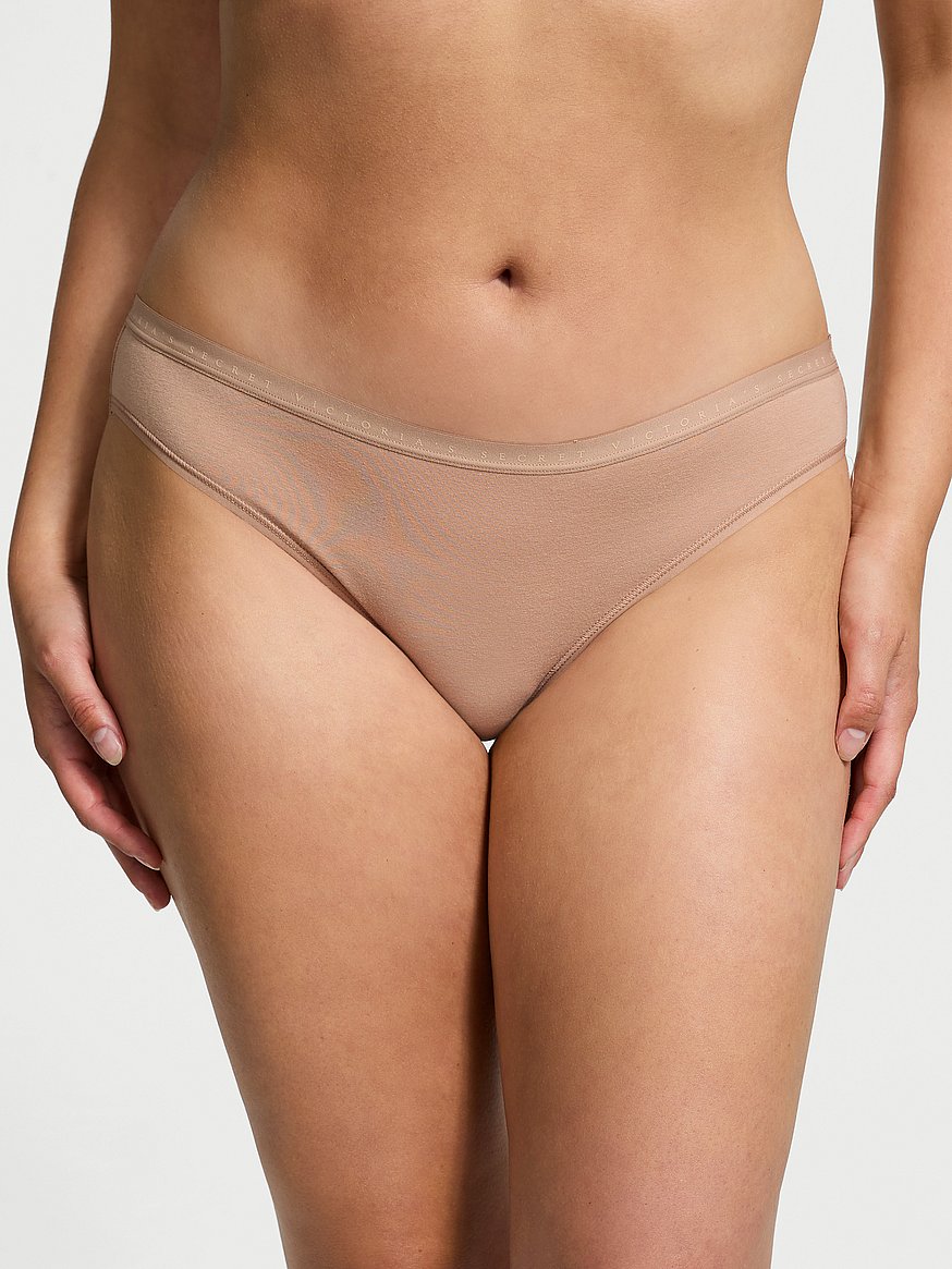 Stretch Cotton Bikini Panty.