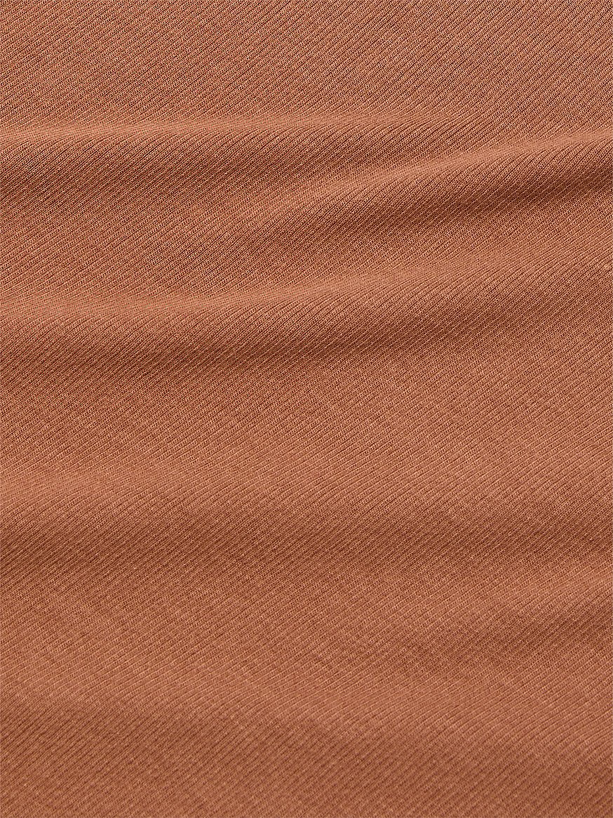 Ribbed Modal Scoop Long-Sleeve Shortie Set