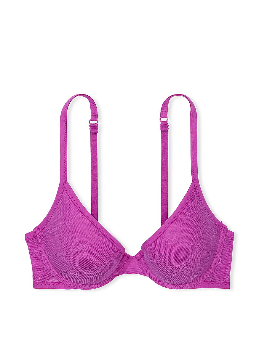 pink push up bralette