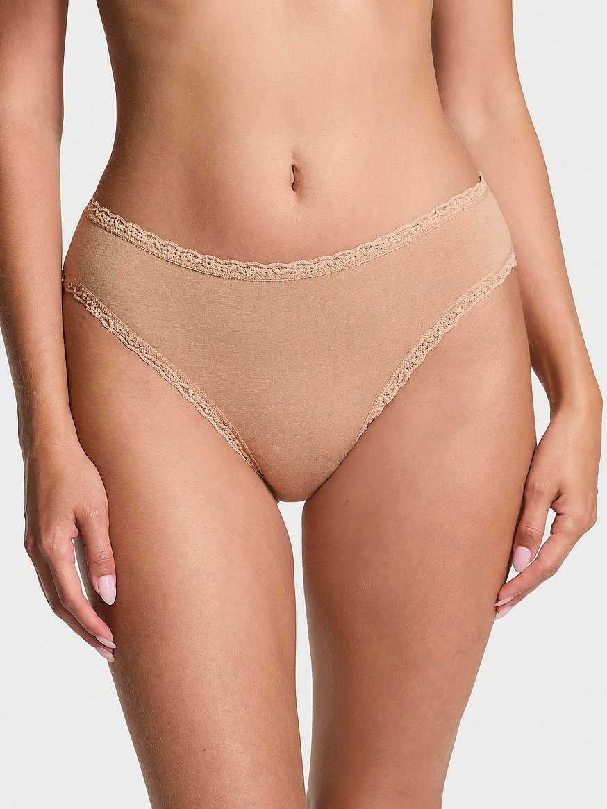Lace-Waist Zodiac Bikini Panty
