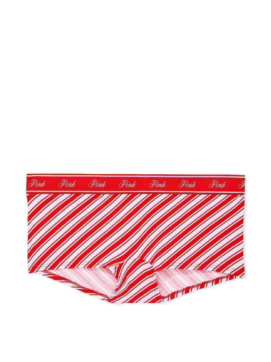 Logo Cotton Shine Boyshort Panty