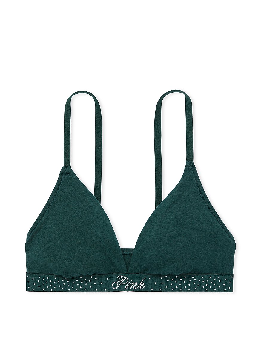 forest green bralette
