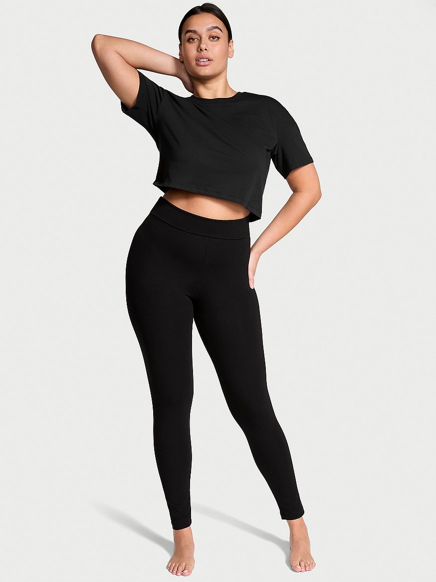 Cotton Foldover Legging