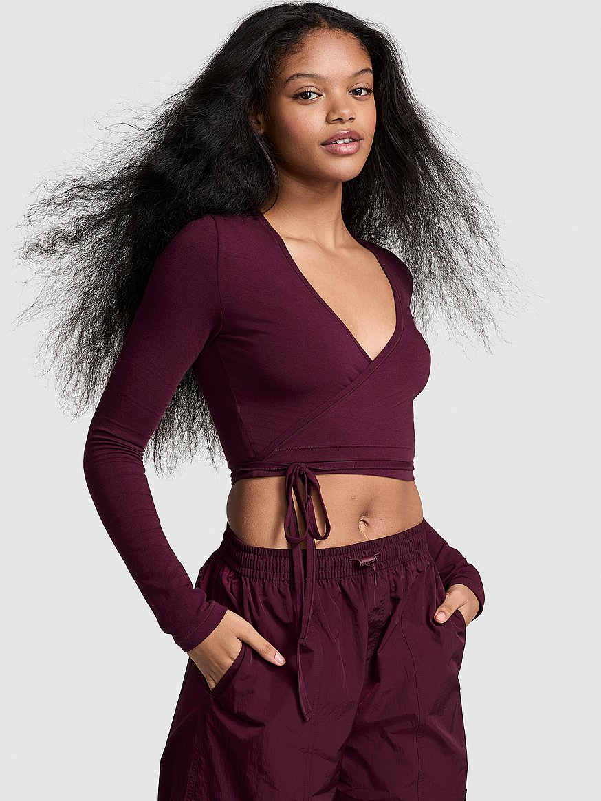 ballet wrap top