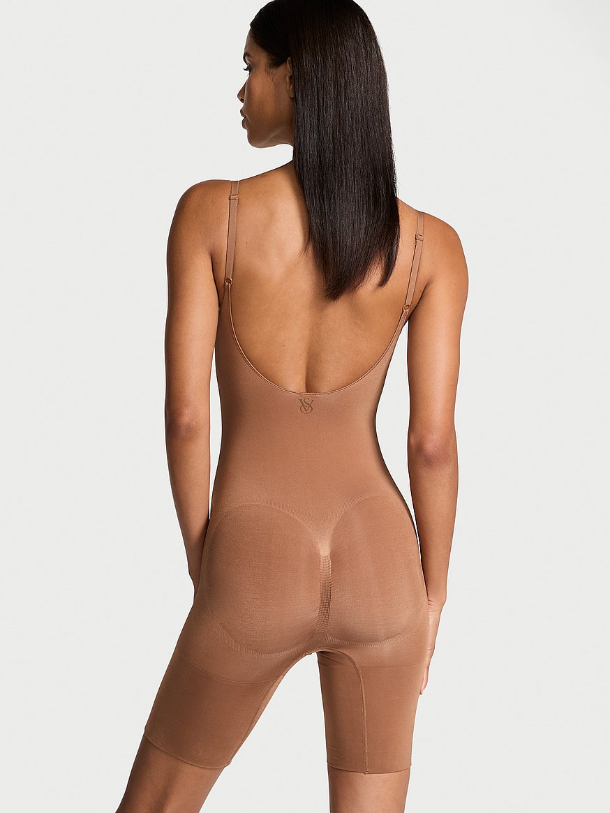 sachin and babi light blue dress Nearly Naked Shapewear Strappy Bodysuit main image 1