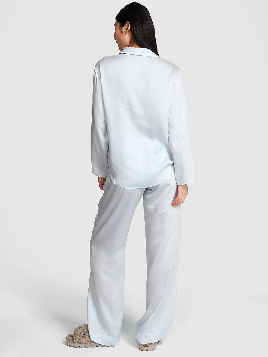 Silky Sleep Shine Long Pajama Set