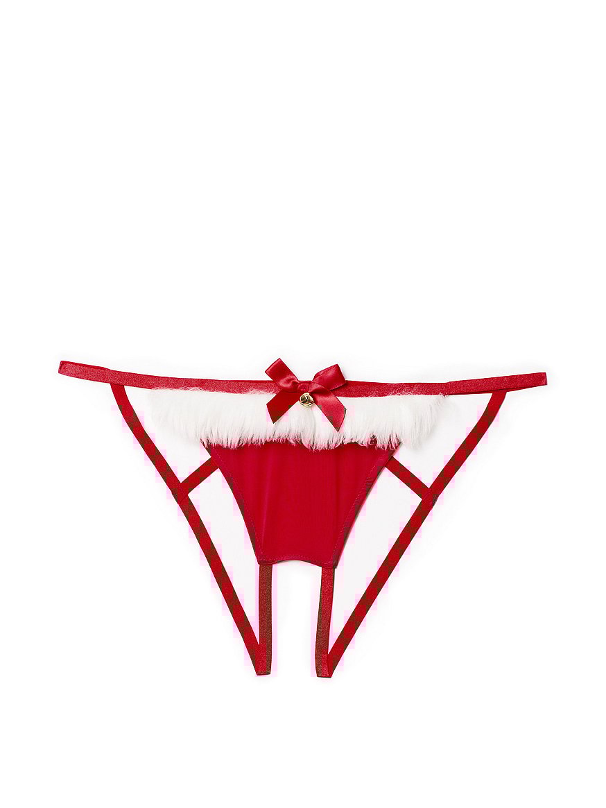 Claussa Crotchless Bikini Panty