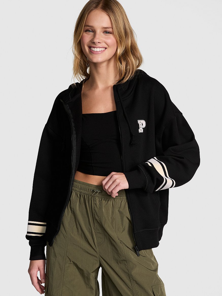 Ivy Fleece Campus Full-Zip Hoodie